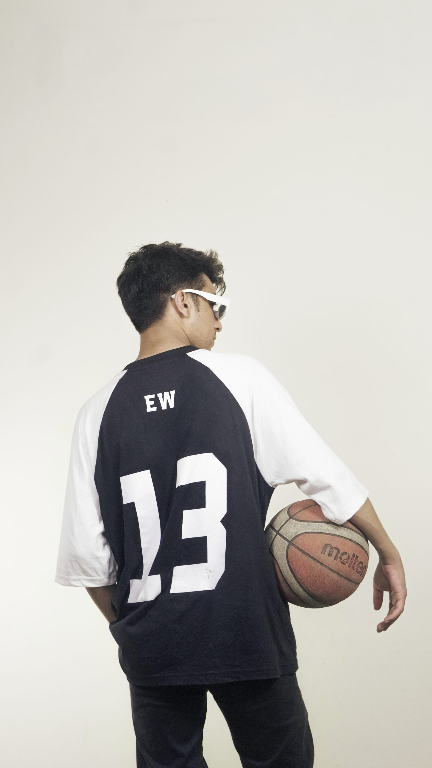 Black & White Dropout University Tee