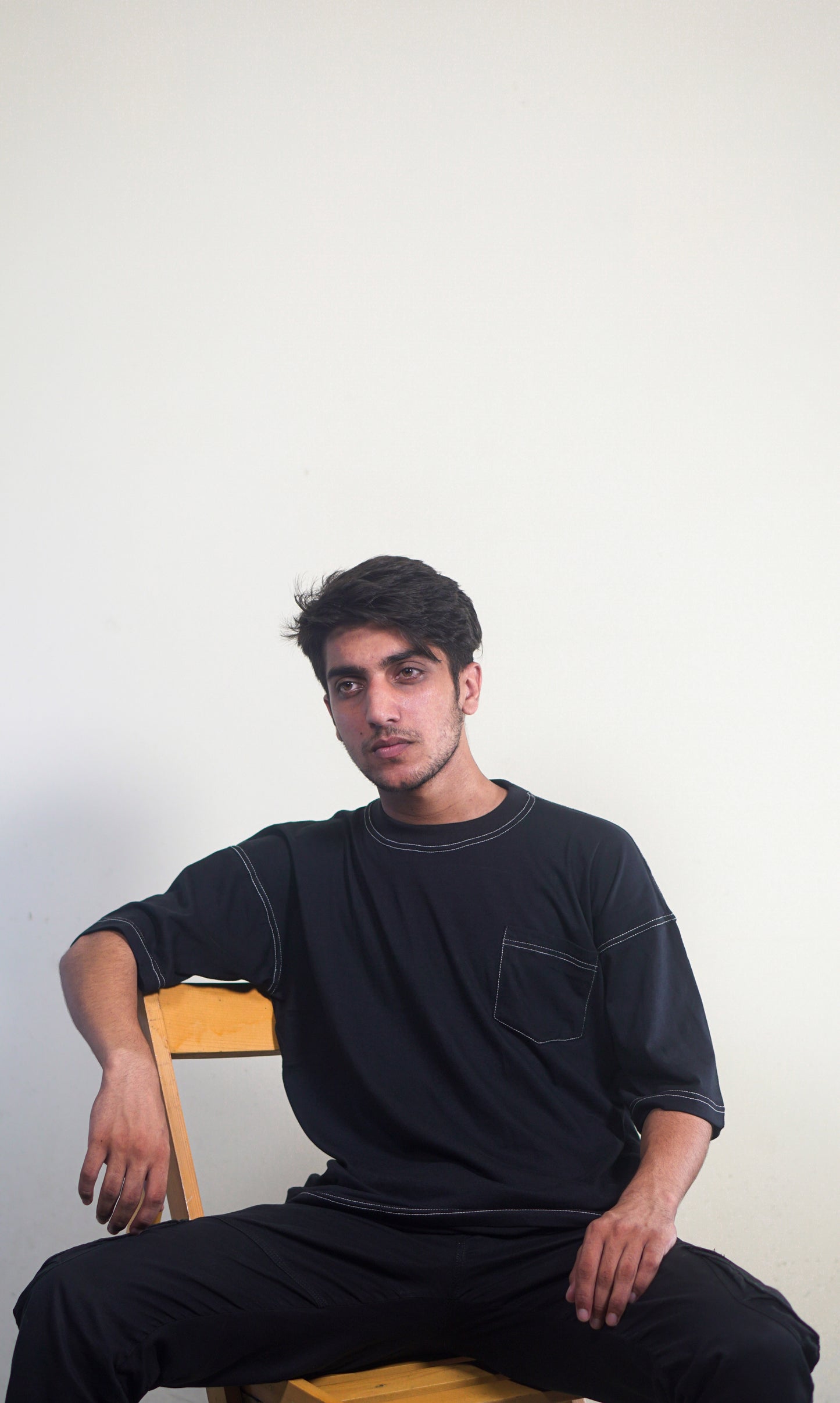 Contrast Stich Oversize T-shirt