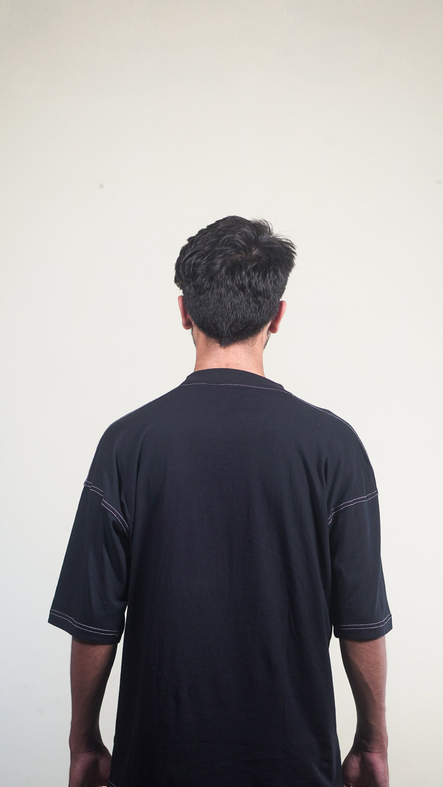 Contrast Stich Oversize T-shirt