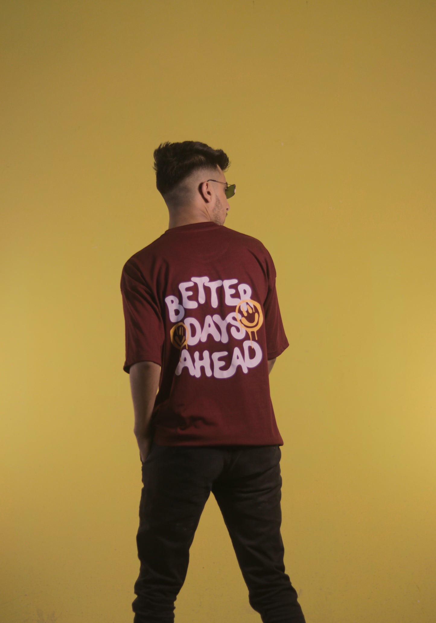Maroon Unisex OverSize T Shirt