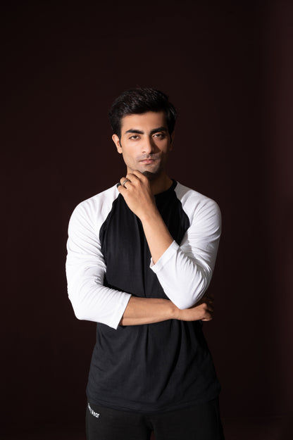 Black-White Full Sleeve Tee