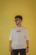 Rebellion White Unisex Over Size T Shirt