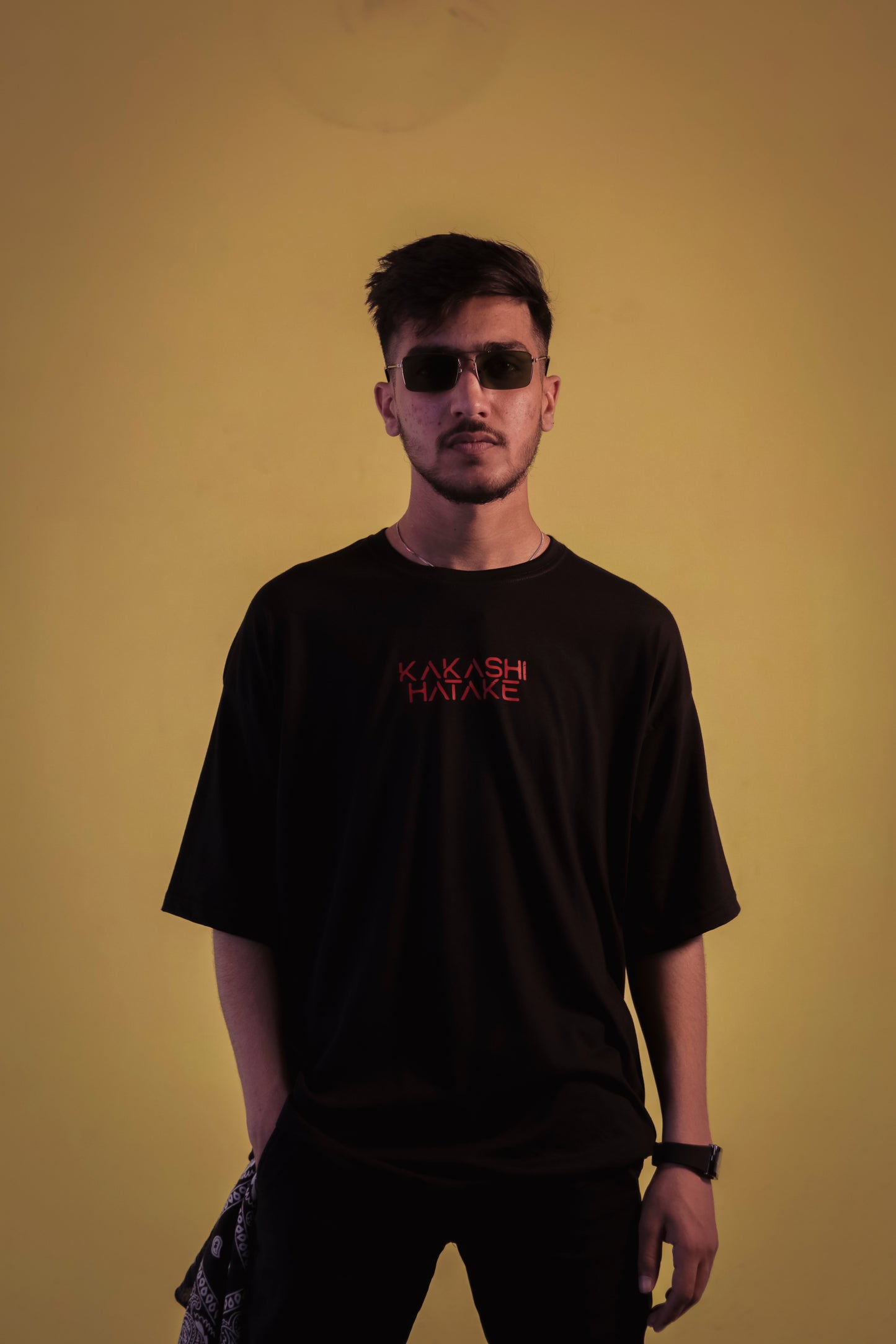 Black Unisex Graphic OverSize T Shirt