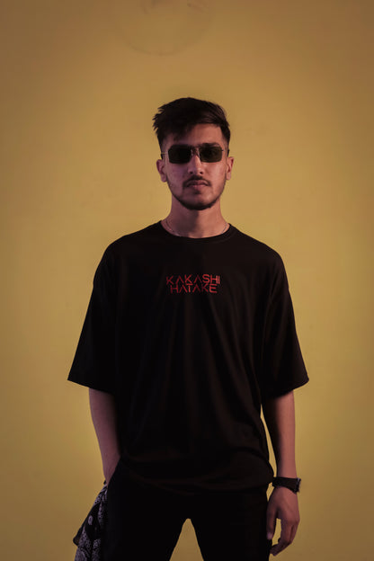 Black Unisex Graphic OverSize T Shirt