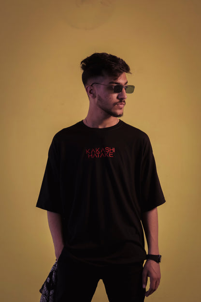 Black Unisex Graphic OverSize T Shirt