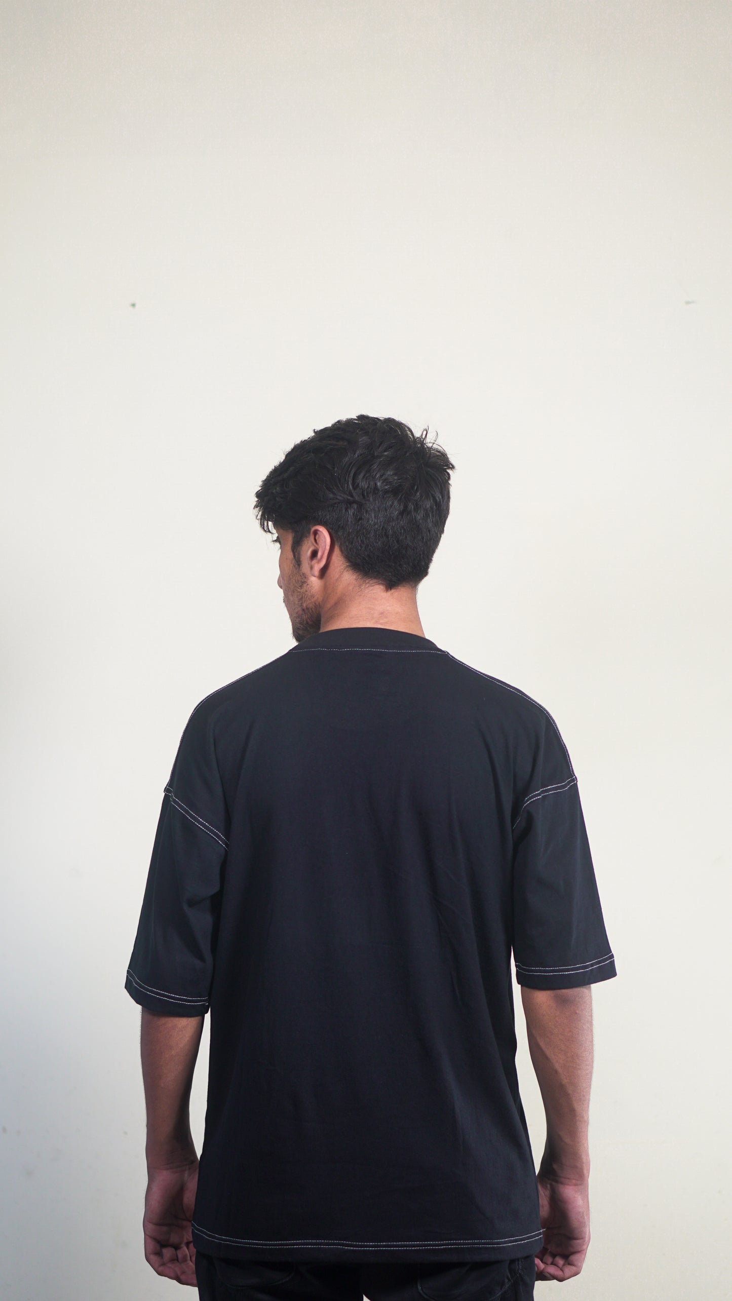 Contrast Stich Oversize T-shirt