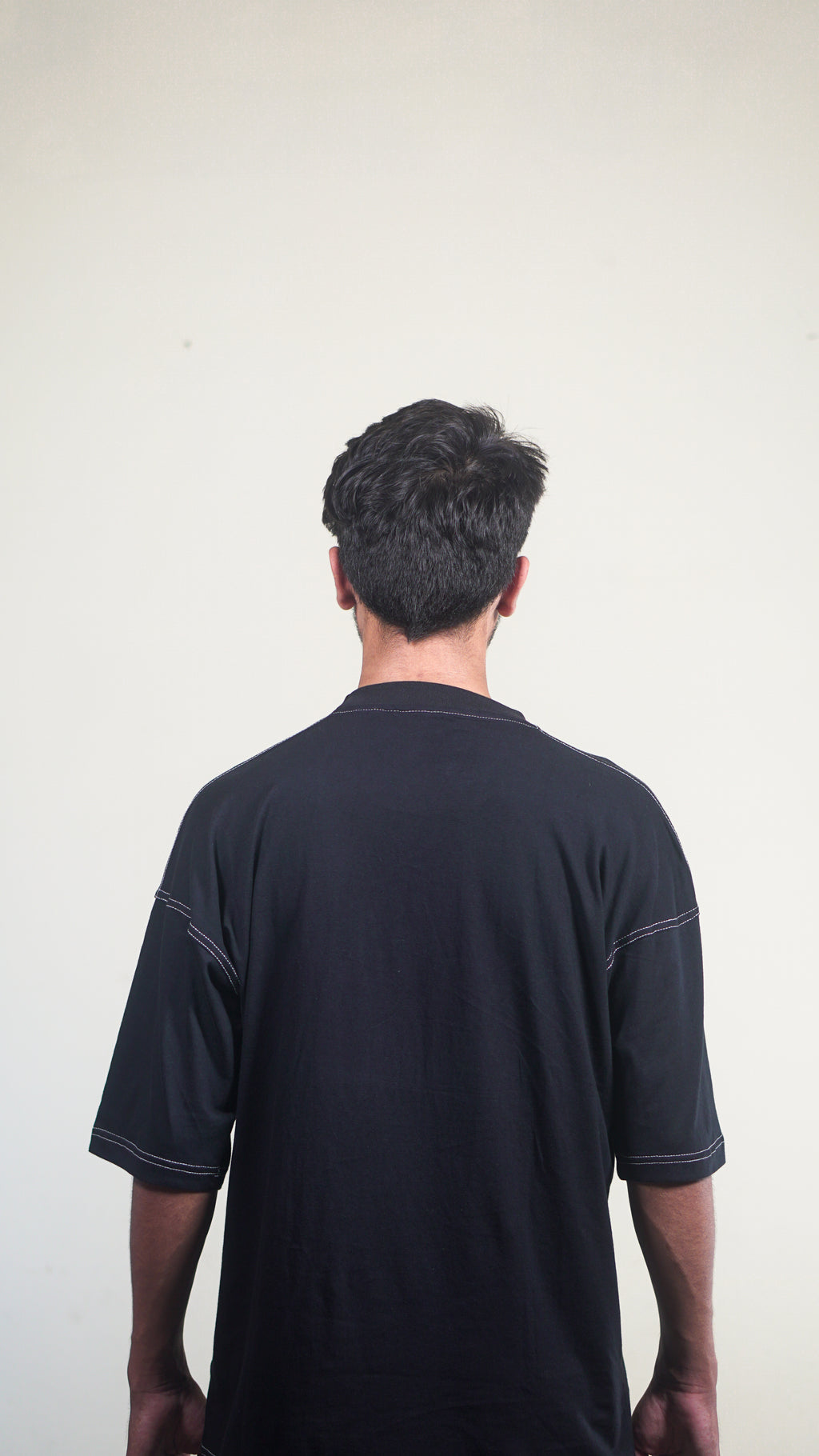 Contrast Stich Oversize T-shirt
