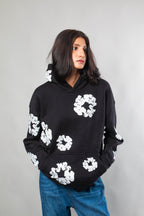 Floral Printed  Oversized Hoodie
