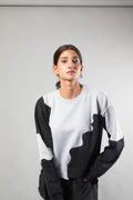Black-Grey Rework sweat shirt