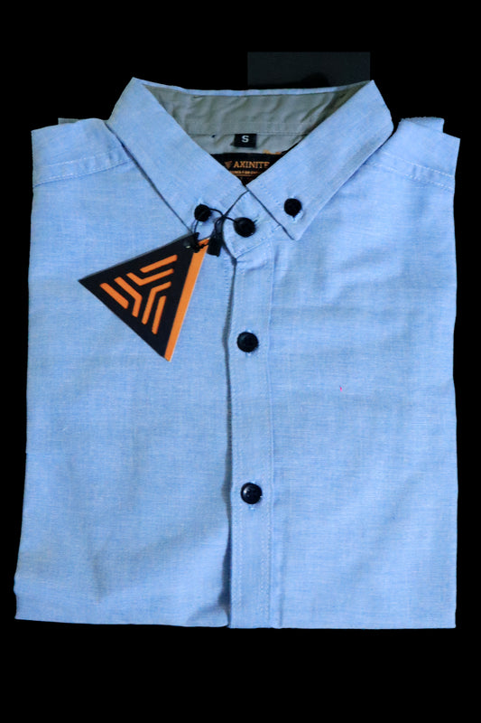 Men's Sky Blue  plain shirt
