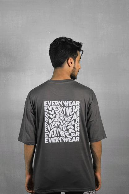 Grey Everywear Unisex  OverSize T Shirt