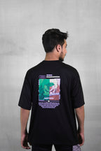 Zoro Black Unisex Back Print Over Size T Shirt