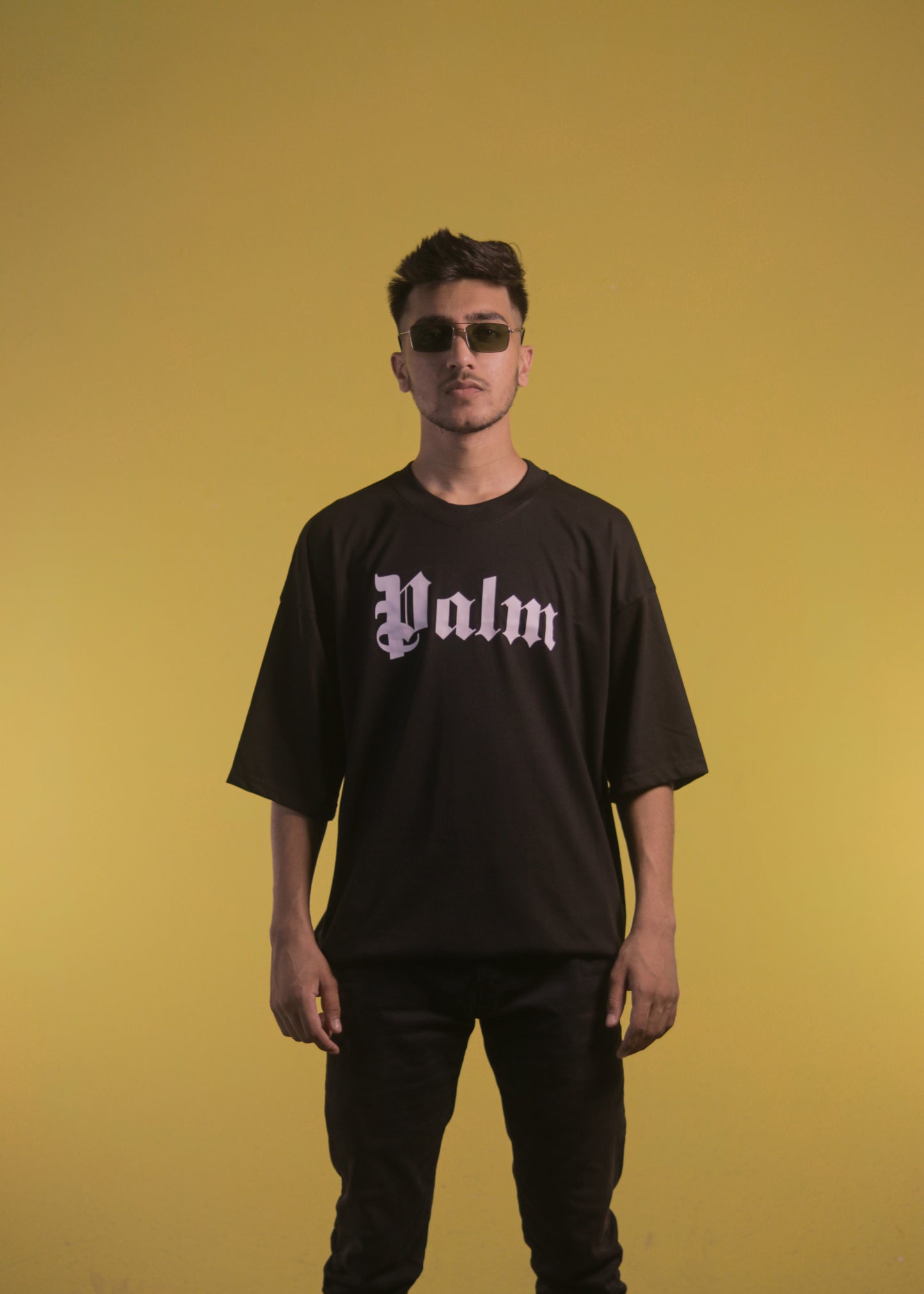 Palm Angels Black Oversize tee