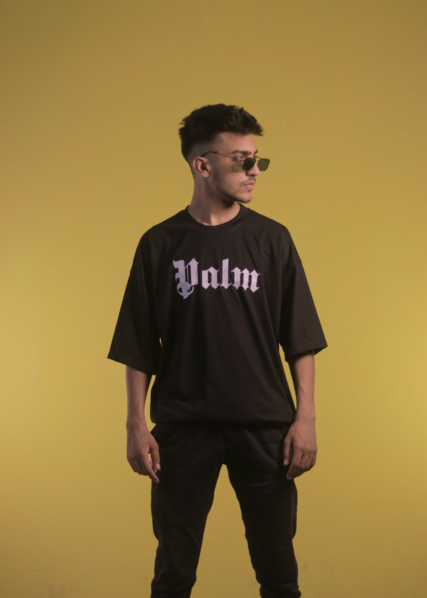 Palm Angels Black Oversize tee