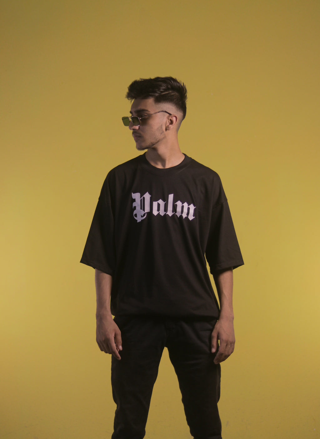 Palm Angels Black Oversize tee