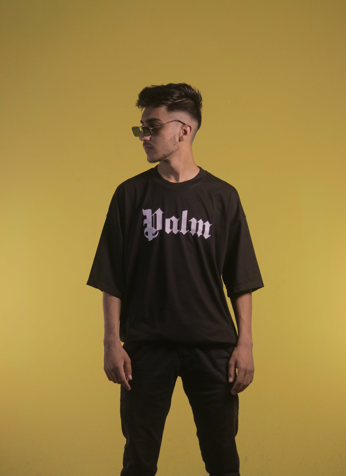 Palm Angels Black Oversize tee