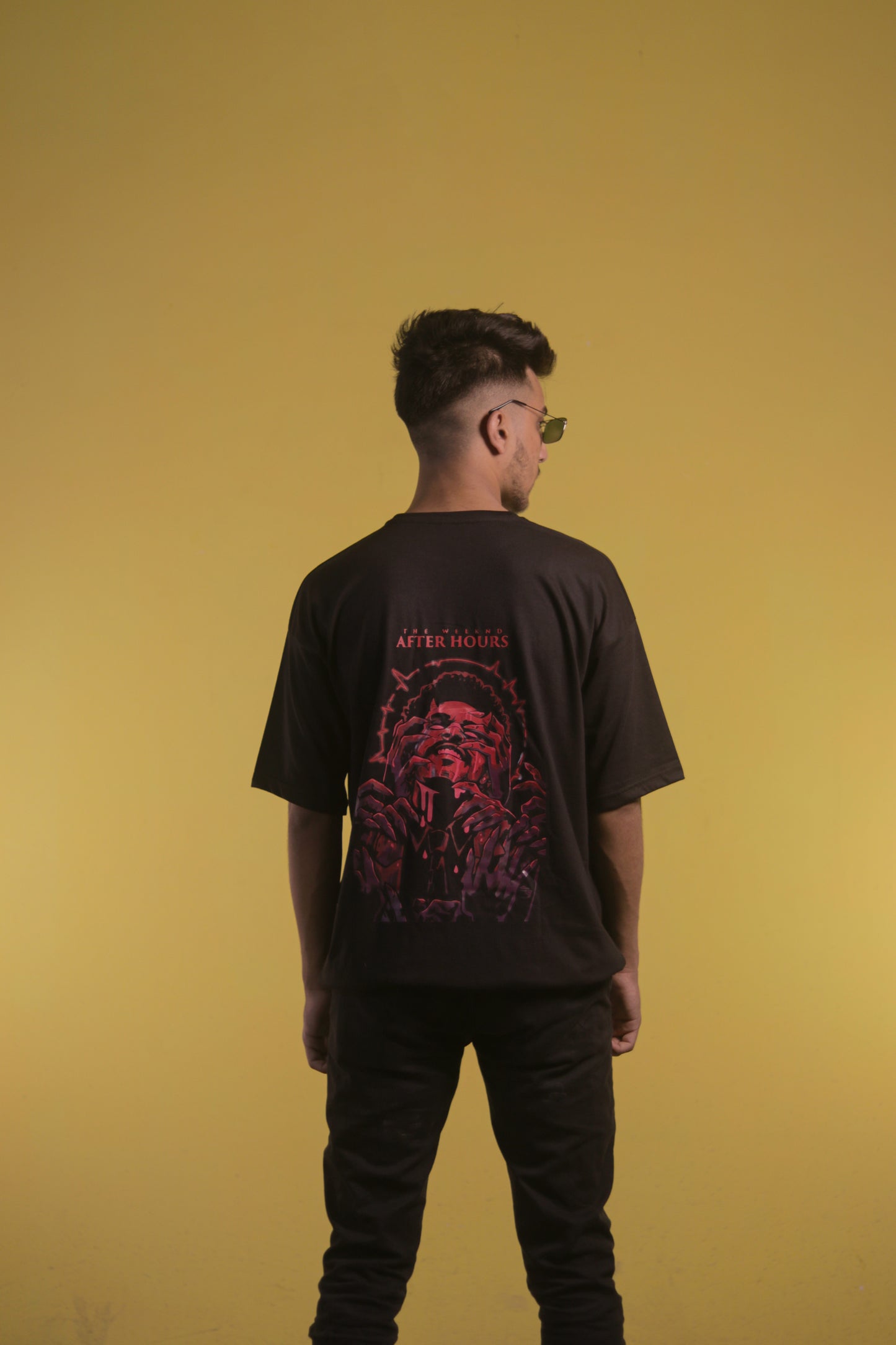 StarBoy Black Unisex Oversize Tee