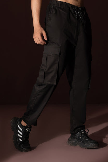 Black Cargo pants ( 6 pockets )
