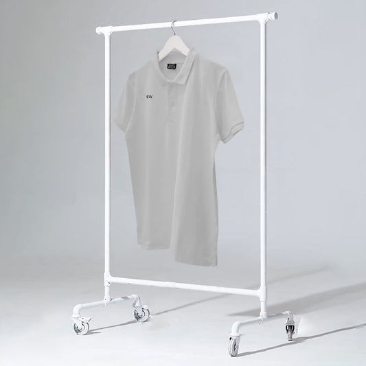 GREY MEN'S BASIC POLO T SHIRT