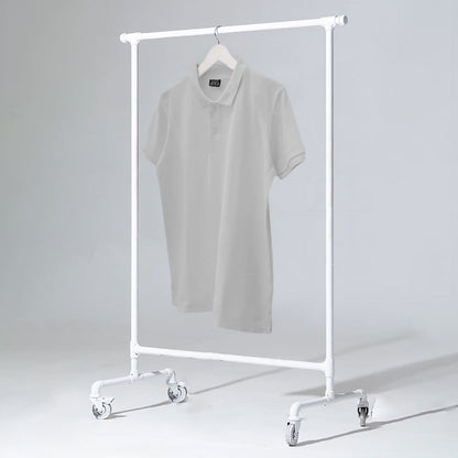 GREY MEN'S BASIC POLO T SHIRT