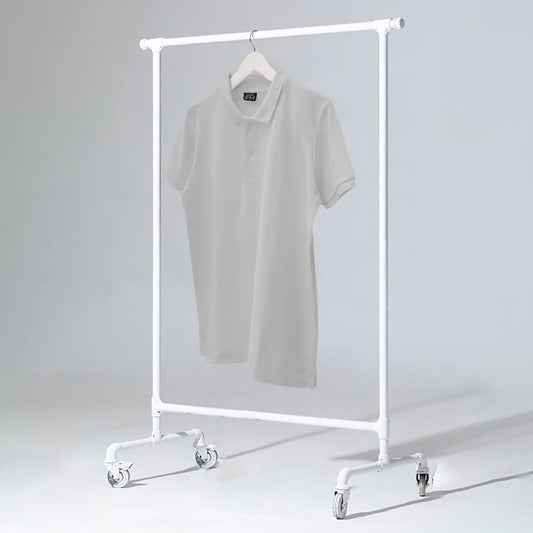 GREY MEN'S BASIC POLO T SHIRT