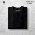 Men's Essential Premium black Half Sleeve Tee