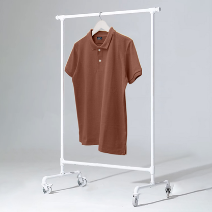 COFFEE BROWN MEN'S POLO TSHIRT