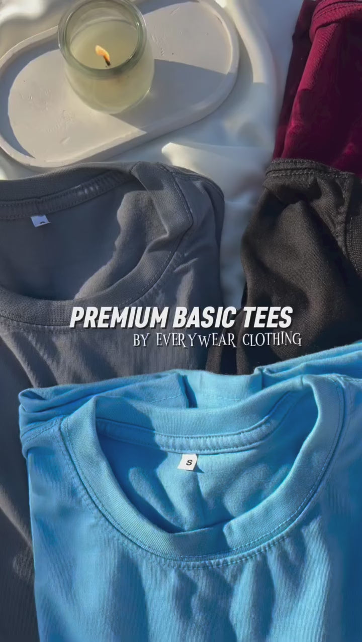 Men's Premium Basic T-Shirt Pack of 5 | Select Any 5 Colors