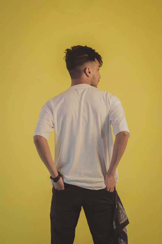 Plain White Over Size T Shirt