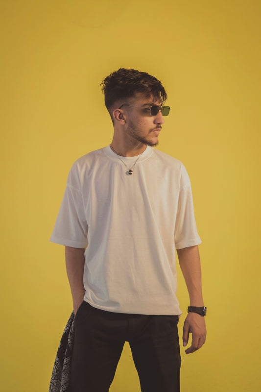 Plain White Over Size T Shirt